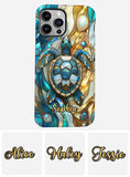 Artistic Turtle - Personalized Turtle Full Print Phone Case