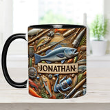 Fishing - Personalized Fishing Accent Mug