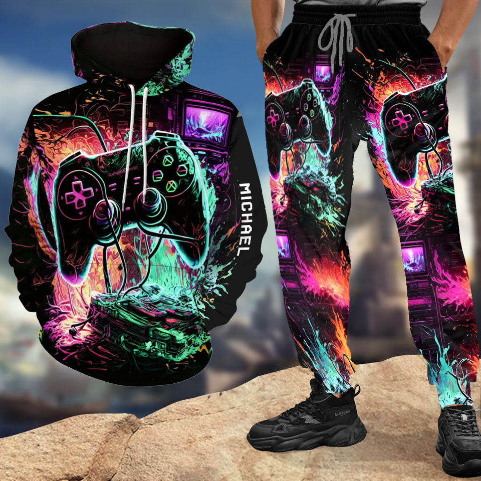 Gamer - Personalized Video Game Hoodie and Sweatpants
