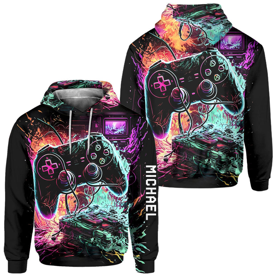 Gamer - Personalized Video Game Hoodie and Sweatpants