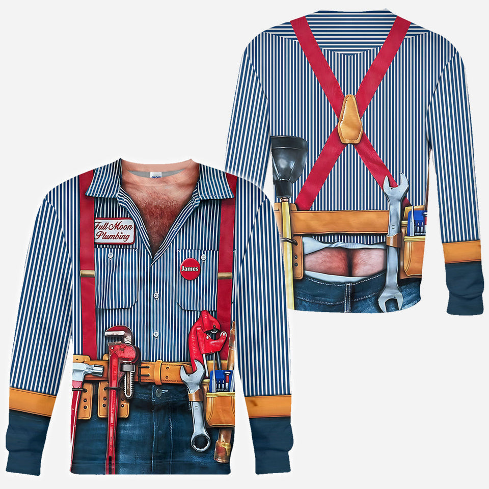 My Mechanic Man - Personalized Mechanic All Over Shirt