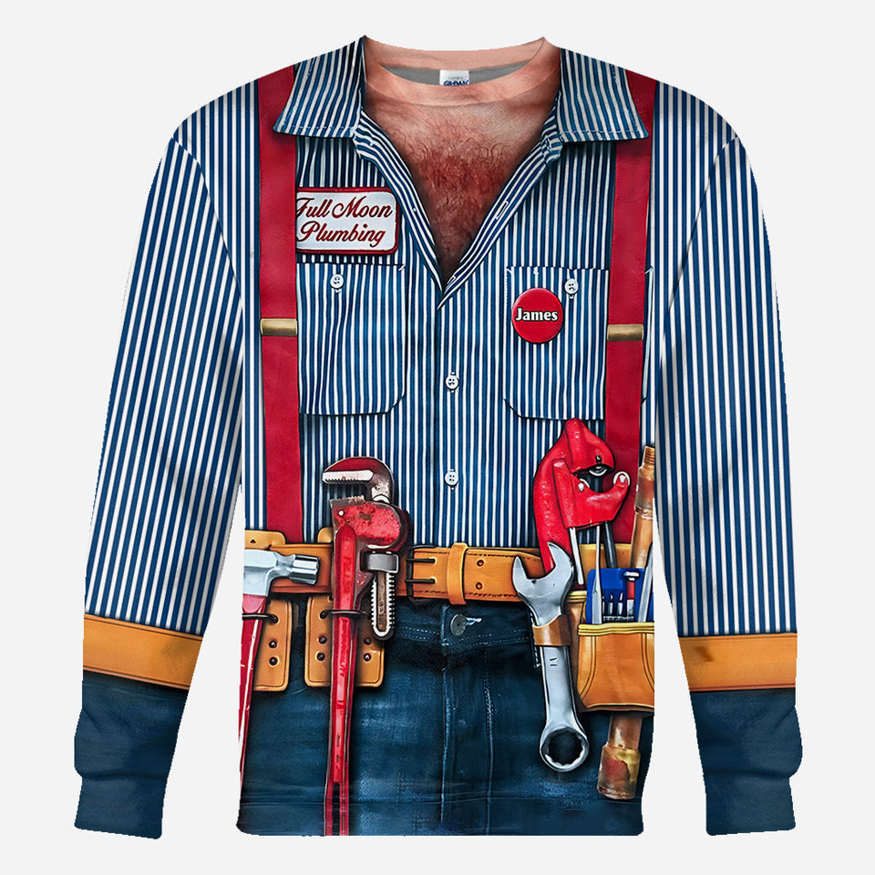My Mechanic Man - Personalized Mechanic All Over Shirt