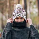Fuck Around And Find Out - Personalized Skull Beanie Hat