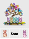 Grandma's Peeps - Personalized Grandma Custom Shaped Acrylic Plaque