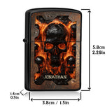 Melted Skull - Personalized Skull Lighter