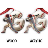 Best Player Ever - Personalized Baseball Ornament