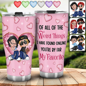 Y2K Couple - Personalized Couple Tumbler