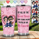 Y2K Couple - Personalized Couple Tumbler