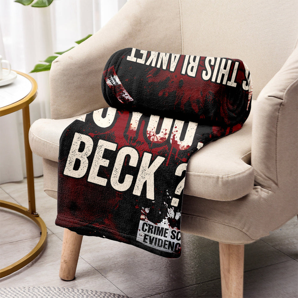 Does this towel smell like chloroform to you - Personalized Blanket