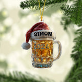 Merry Beermas - Personalized Beer Ornament