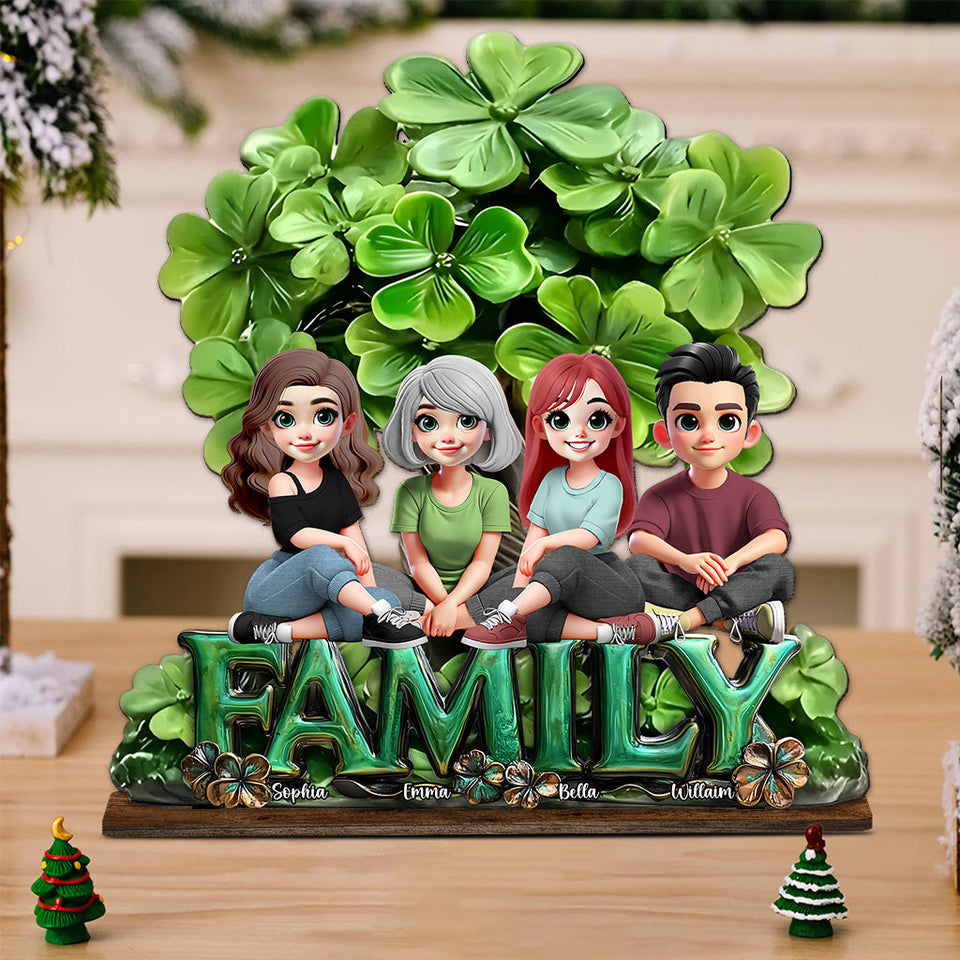 Happy St. Patrick's Day - Personalized Saint Patrick's Day 1 Layered Big Freestanding
