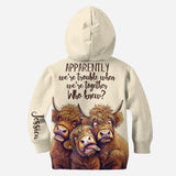 Apparently We're Trouble - Personalized Bestie All Over Shirt