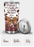 Apparently We're Trouble - Personalized Bestie Tumbler