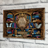 Just One More Chapter - Personalized Book Rectangle Metal Sign