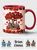 Tree of Love - Personalized Couple Accent Mug