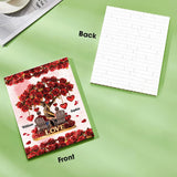 Tree of Love - Personalized Couple One-sided Vertical Rectangle Building Brick Blocks