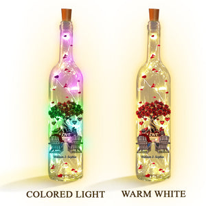 Tree of Love - Personalized Couple Wine Bottle Lamp