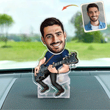 Funny Guitarist - Guitar gift for husband, him, boyfriend, father, son - Personalized Custom Shaking Head