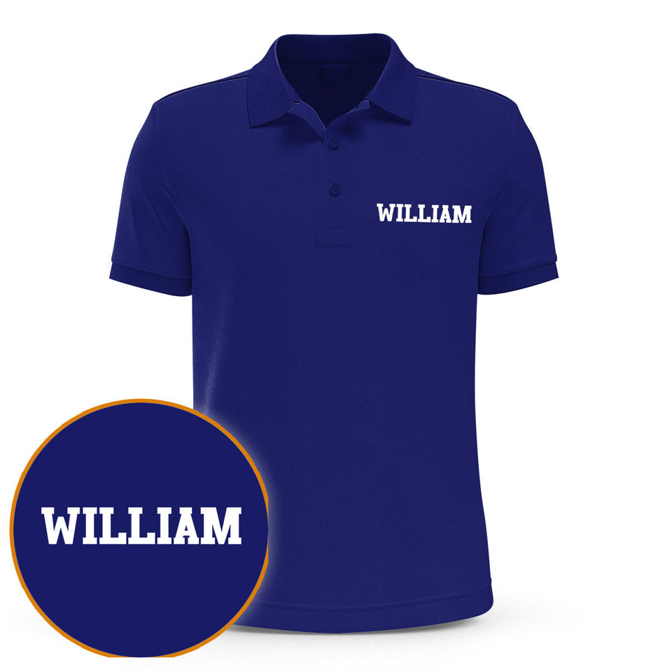 Custom Name - Personalized Sibling Embroidered Polo Shirt