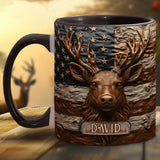Hunting Deer - Personalized Hunting Accent Mug