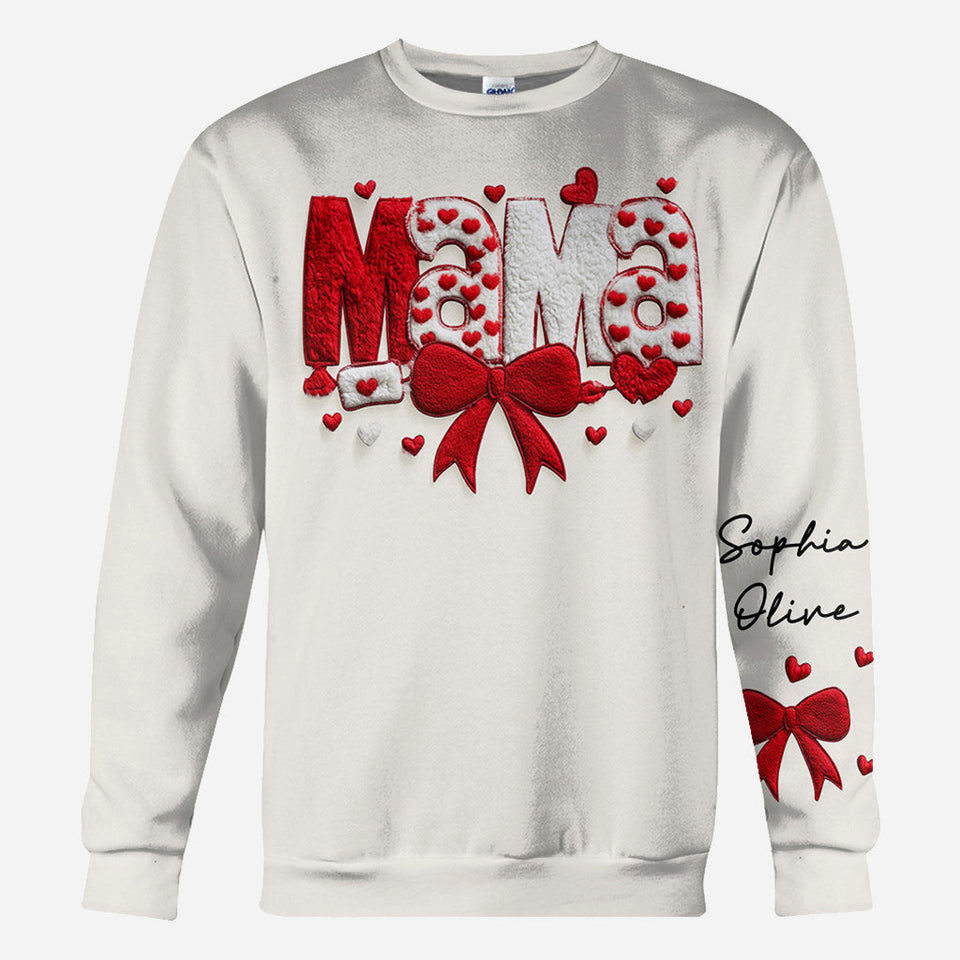 Grandma's Sweethearts - Personalized Grandma All Over Shirt