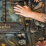 Beautiful Vintage Garden - Personalized Gardening Woven Blanket