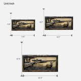 Hunting Rifle - Personalized Hunting Custom Shaped Wood Sign