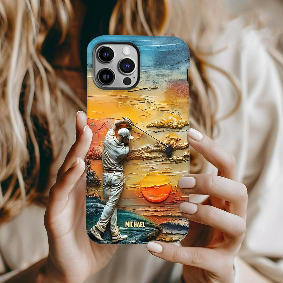 Golf Is My Life - Personalized Golf Full Print Phone Case