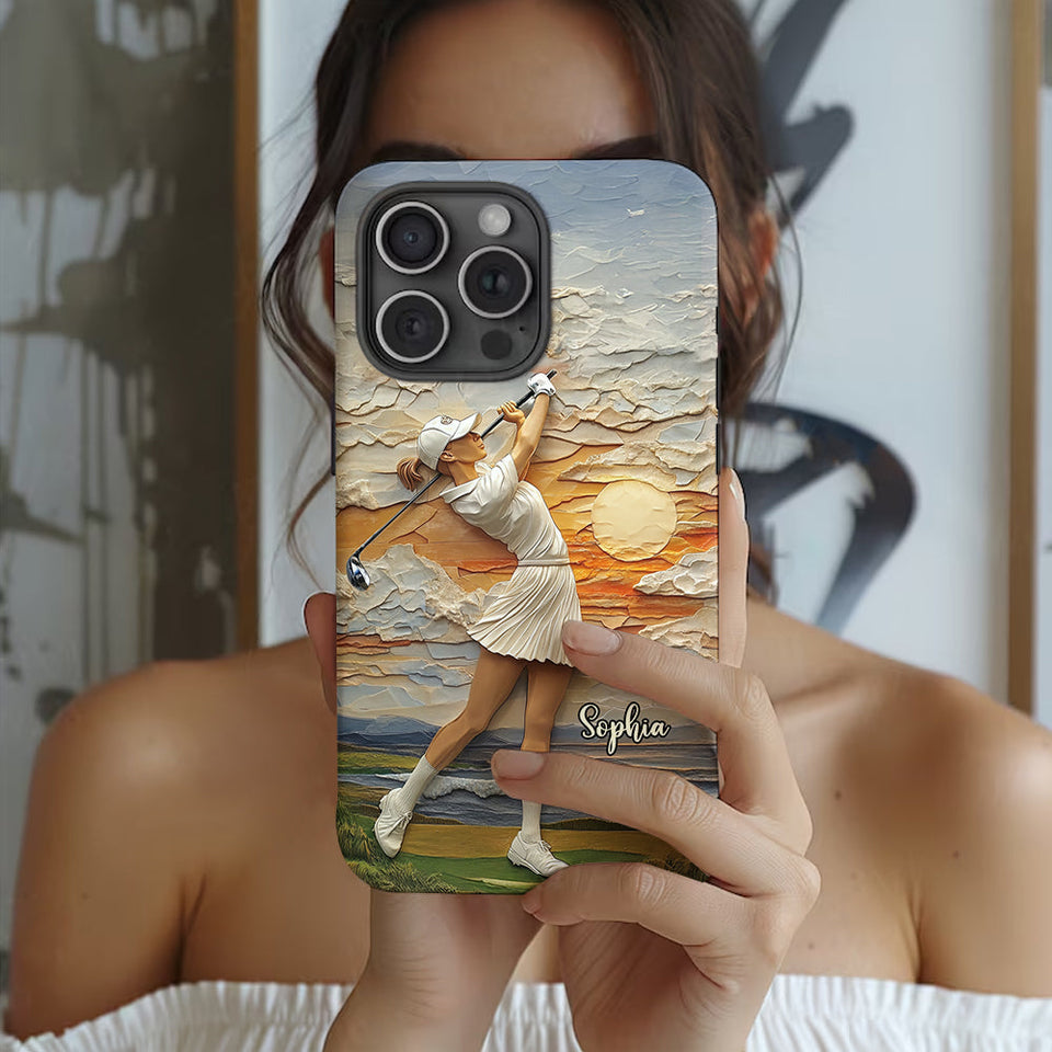 Golf Is My Life - Personalized Golf Full Print Phone Case