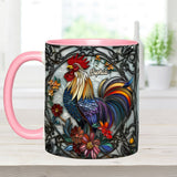 Cool Rooster - Personalized Chicken Accent Mug