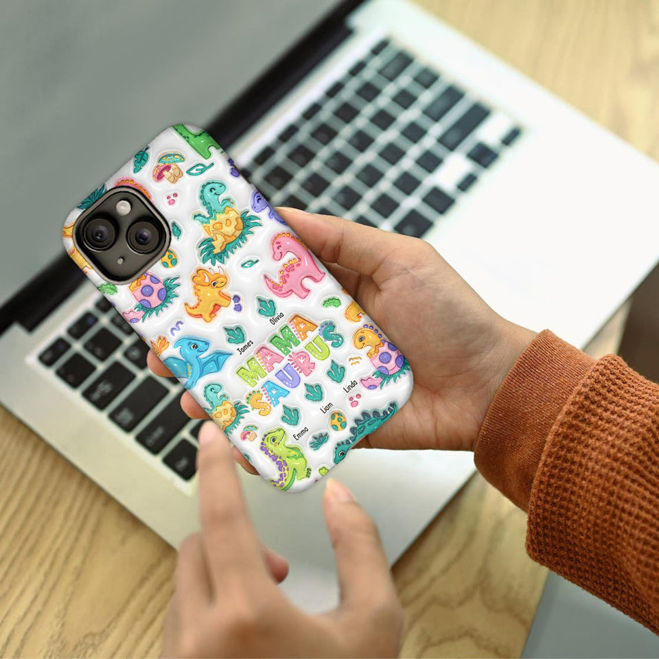 Mamasaurus - Personalized Mother Full Print Phone Case