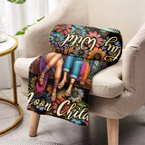 Stay Wild Moon Child - Personalized Hippie Blanket