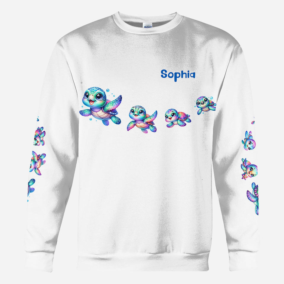 Love Turtles - Personalized Turtle All Over Shirt