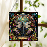 Beautiful Dragonfly - Personalized Gardening Window Hanging Suncatcher Ornament