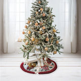 Hearts Come Home For Christmas - Personalized Family Tree Skirt