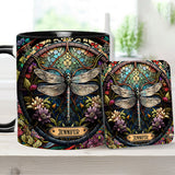 Beautiful Dragonfly - Personalized Gardening Accent Mug