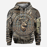 Born To Hunt Forced To Work - Personalized Hunting All Over Shirt