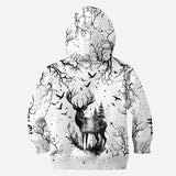 Country Style Black White - Personalized Hunting Hoodie and Leggings