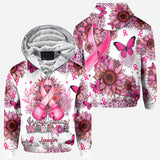 Breast Cancer Warrior - Personalized Breast Cancer Awareness All Over Shirt