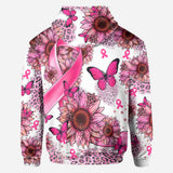 Breast Cancer Warrior - Personalized Breast Cancer Awareness All Over Shirt