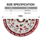 Under The Tree - Personalized Family Tree Skirt