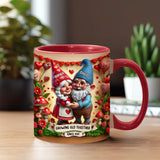 Growing Together - Personalized Husband And Wife Accent Mug