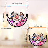Best Mom Ever - Personalized Mother Window Hanging Suncatcher Ornament