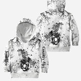 Beautiful Horse Black White - Personalized Horse Hoodie and Leggings