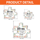 Love You Forever - Personalized Mother Custom Shaped Acrylic Plaque