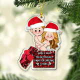 The Only Package I Want For Christmas Is Yours - Personalized Couple Ornament