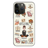 Just A Girl Who Loves Books - Personalized Book Phone Case