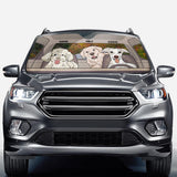 Lovely Paws - Personalized Dog Car Sunshade