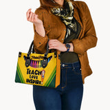 Positive Affirmations Butterfly - Personalized Butterfly Leather handbag