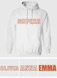 Custom Name - Personalized Bestie Embroidered Hoodie
